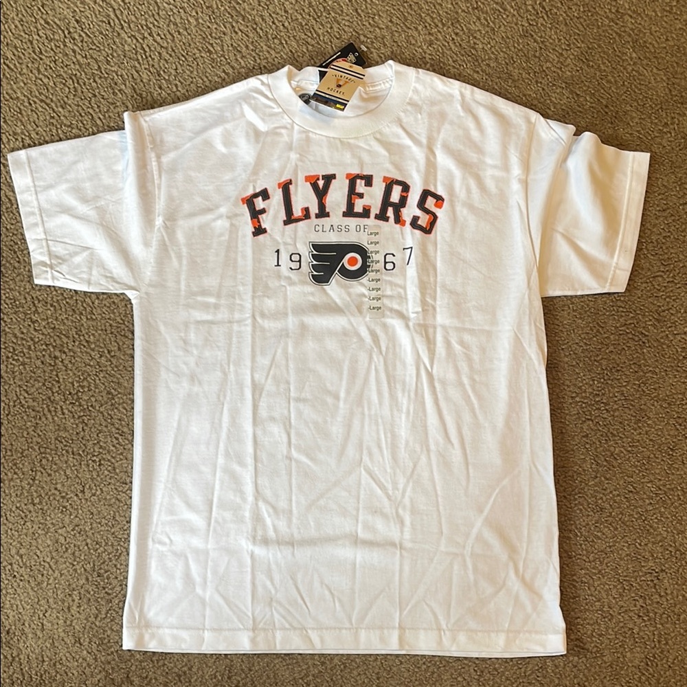 Flyers White Short Sleeve Tee